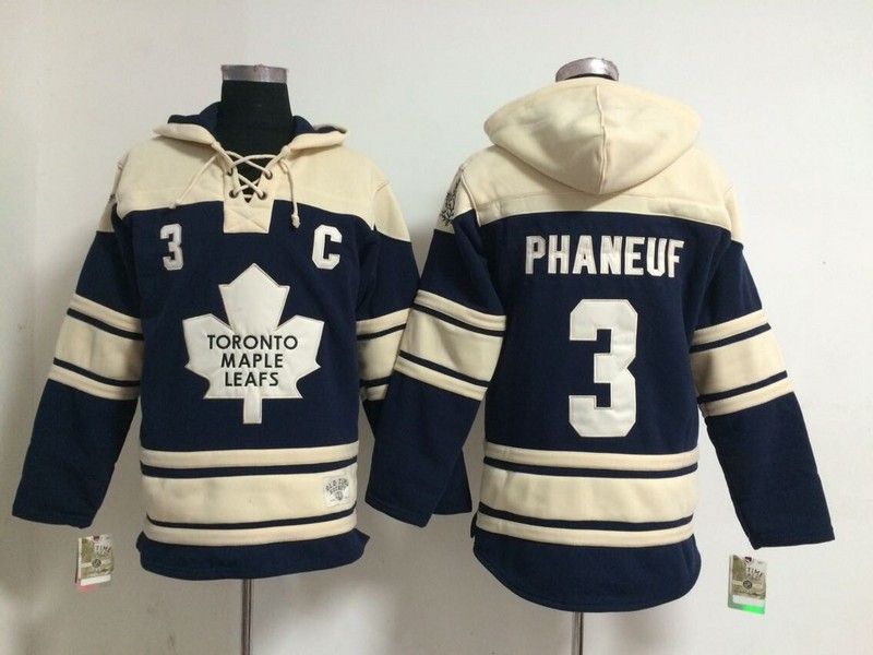 اسعار ساعات ديور الاصليه Old Time Hockey Toronto Maple Leafs #3 Dion Phaneuf Navy Blue Hoodie مليون مليون