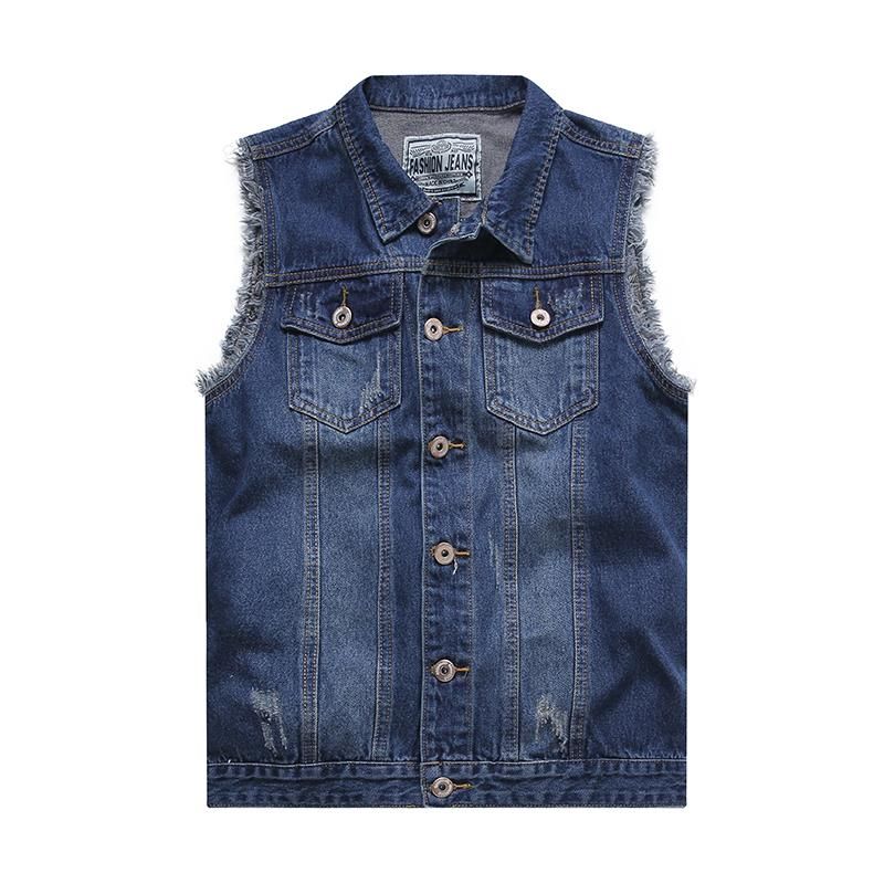 Denim Jacket No Sleeves Jacket To