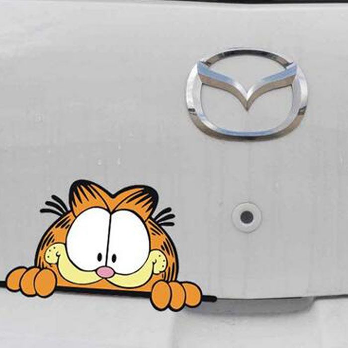 Garfield Pegatina de vinilo Coche Decal//