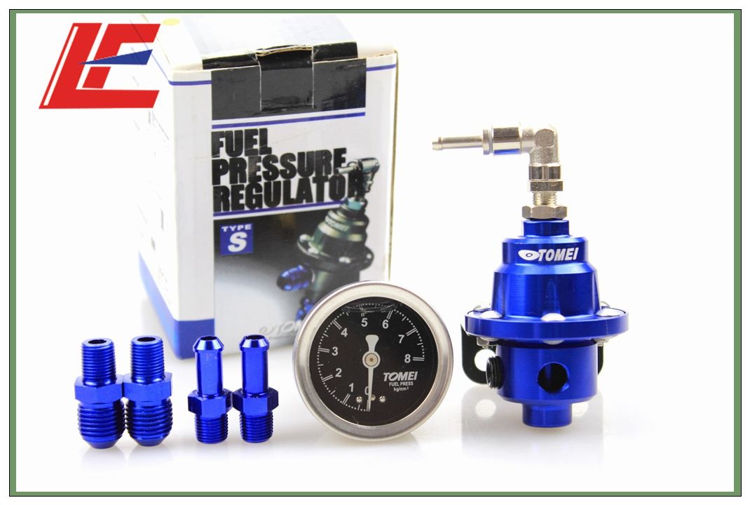 Fangaichen Regolatore di Pressione del Carburante Regolabile Universale Tipo Tomei con Calibro e Istruzioni per Auto Color : Blue Fangaichen Regolatore di Pressione del Carburante Regolabile Universale Tipo Tomei con Calibro e Istruzioni per Auto Color : Blue