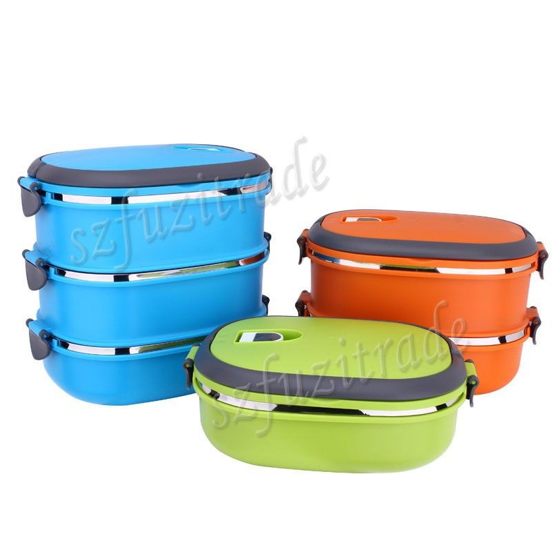 2021 Kids Bento Box Child Single Layer Stainless Steel Vacuum Lunch Box Keep Warm Food Container