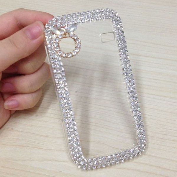 Newest Clear Phone Covers Crystal Decoration Designer Phone Cases
