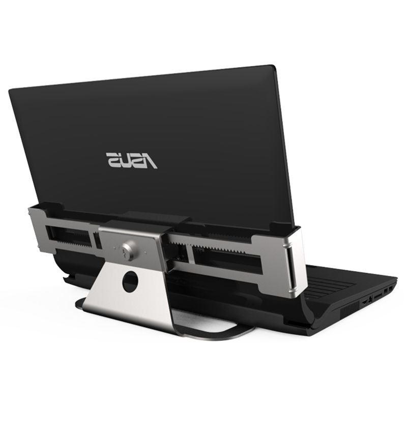 Metallic Stretch Laptop Security Display Stand Notebook Computer