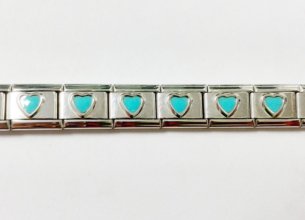 9mm Italian Charms L89 Forever in my heart Fits Classic Size Bracelet 9mm Italian Charms L89 Forever in my heart Fits Classic Size Bracelet