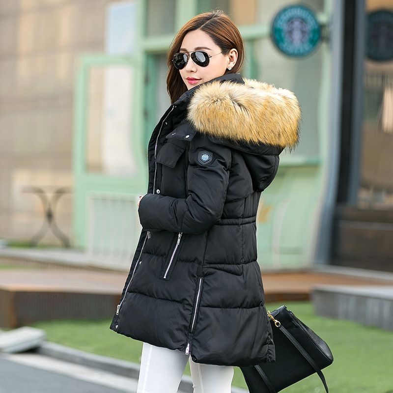 womens coats with big fur hoods