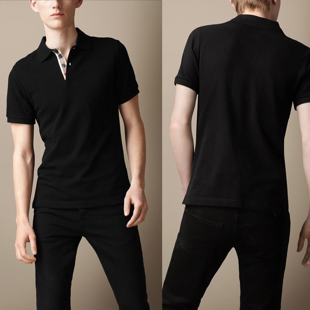 cheap mens black polo shirts