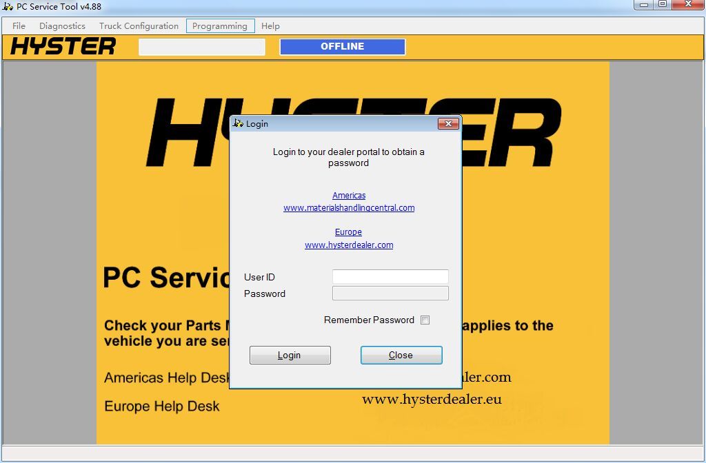 Grosshandel 2016 Hyster Pc Service Tool V 4 88 Mit Level 0 4 Lizenz