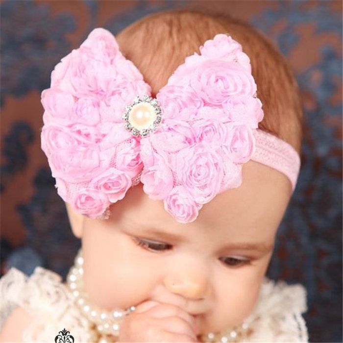 baby hair bands with flowers