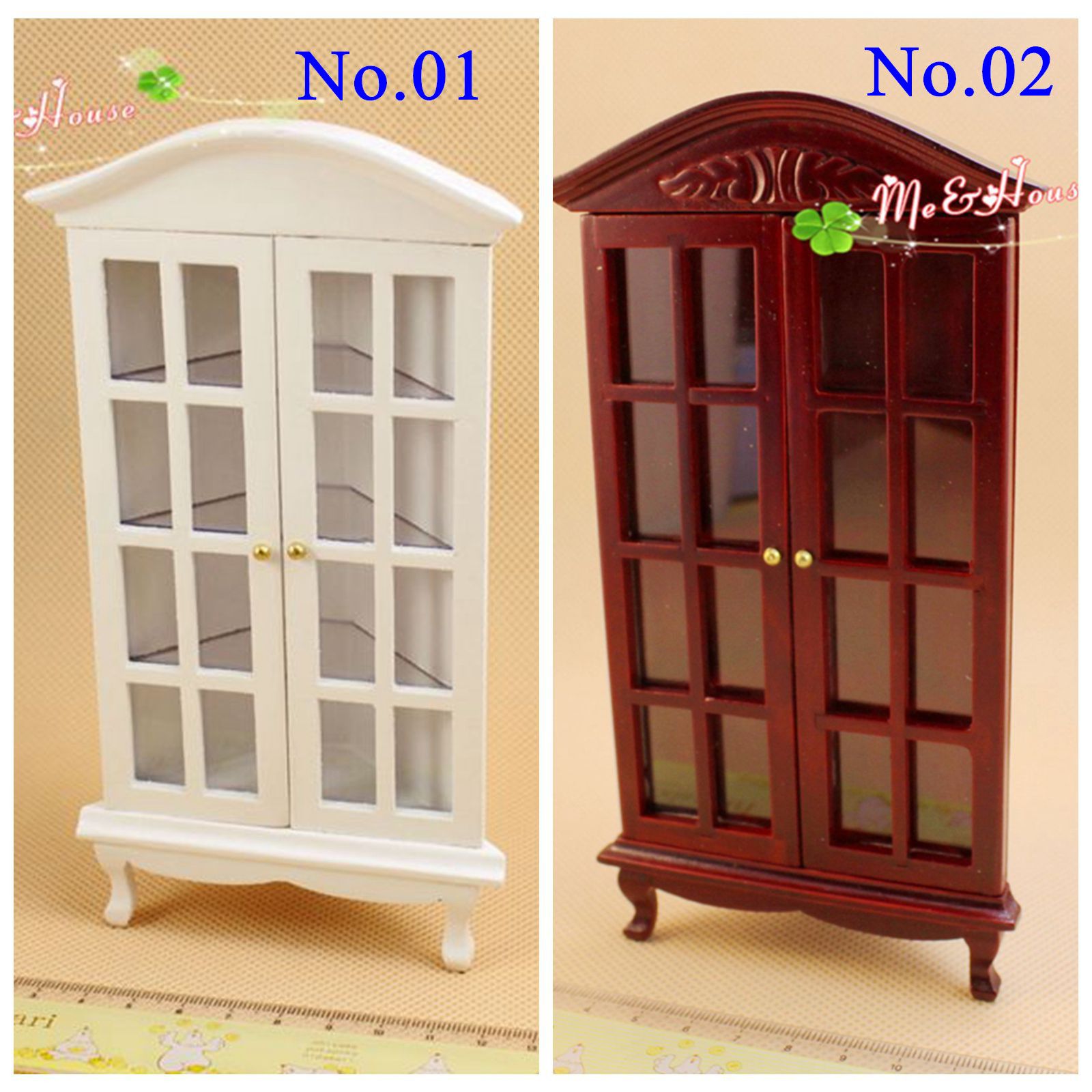 2019 1 12 Dollhouse Miniatures Gradevin Corner China Cabinet Wine