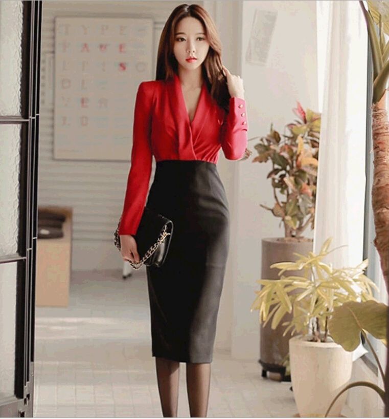 fitted office dress