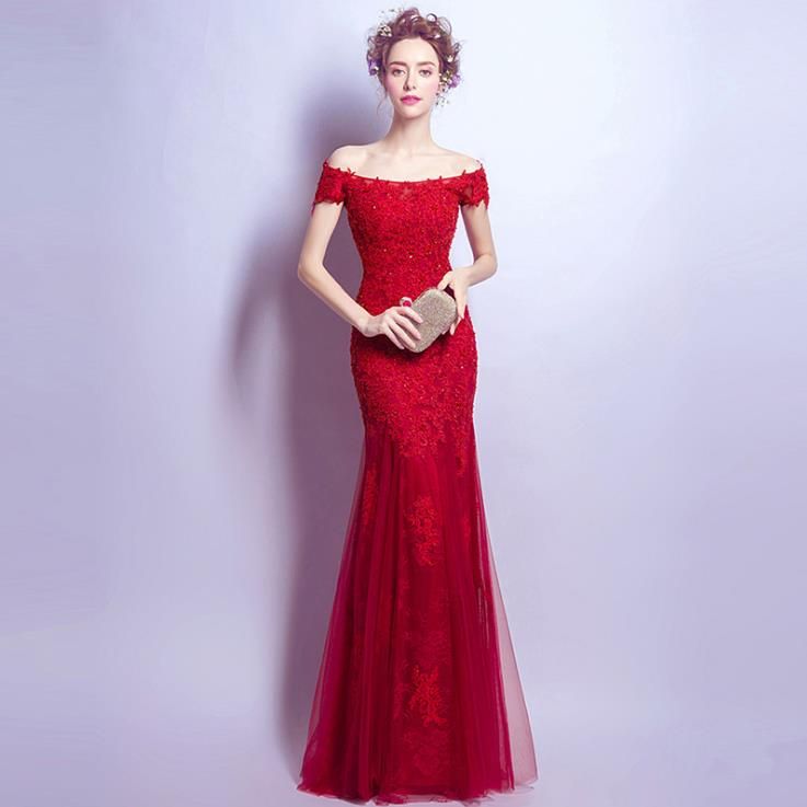 beautiful dresses red