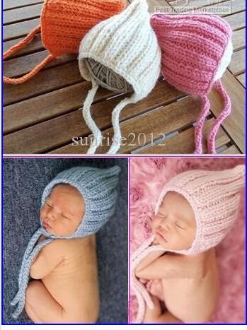 newborn baby girl crochet hats