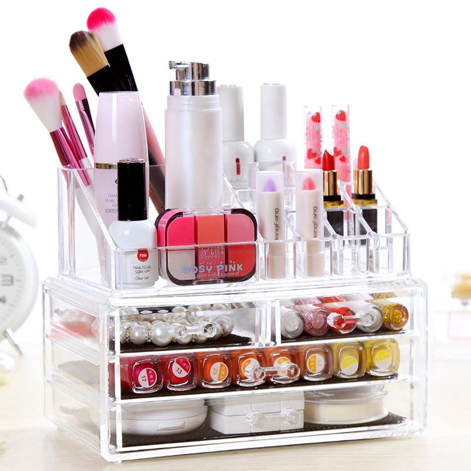Homdox 12 Lipstick Holder Acrylic Homdox Makeup Organizer