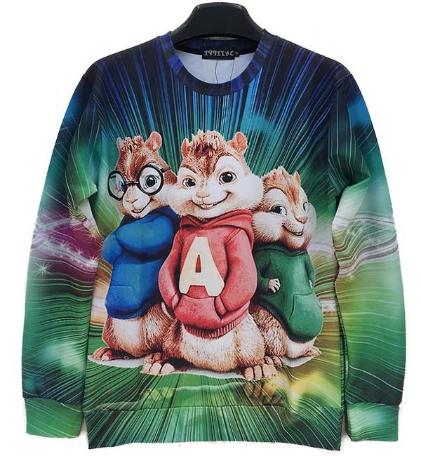 sudaderas de alvin y las ardillas
