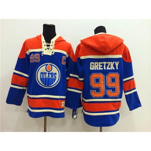 Acquistare Il Nuovo Stile Di Hockey Giacche Oilers # 99 Wayne Gretzky Blu  Hockey Pizzo Cappuccio Superiore Up Con Cappuccio Felpe Mens Pullover Hockey  Uniforme Economico | Consegna Veloce E Qualità | It.Dhgate