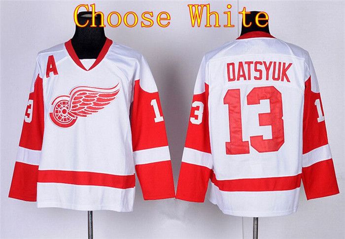 Detroit Red Wings #13 Pavel Datsyuk Black Ice Jersey on sale,for  Cheap,wholesale from China