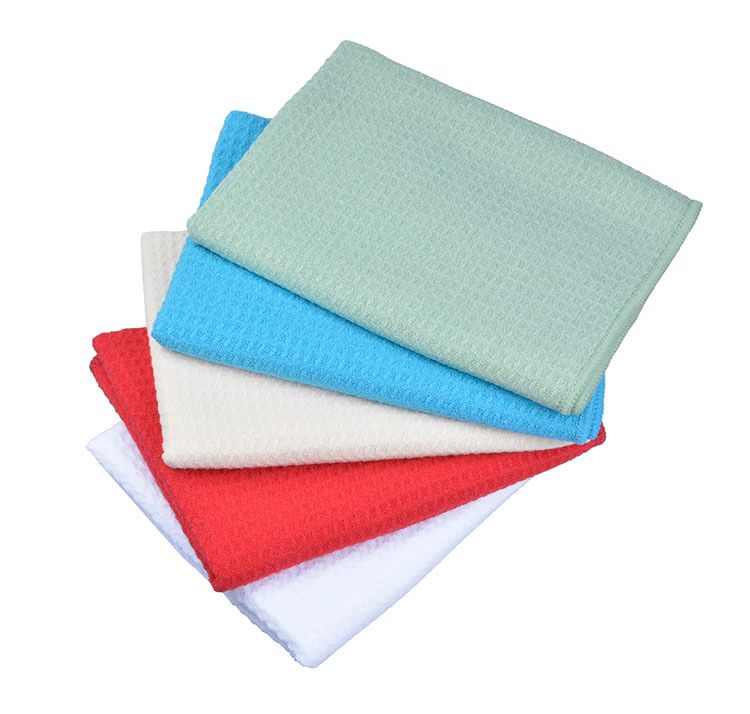 40cmx40cm Fast Drying Microfiber Waffle Weave Dishcloths Kitchen Towels