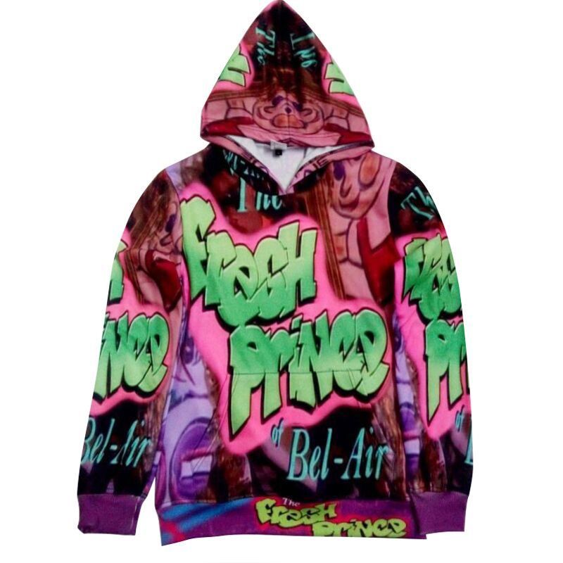 Compre W1213 Brand New 3D Hoodies Chegada O Príncipe Fresco De Bel Air 3D Moletom Com Capuz Will Smith Sportswear Tops Capuz Outono Inverno Topos De Linmei0006, $323,34 | Pt.Dhgate.Com