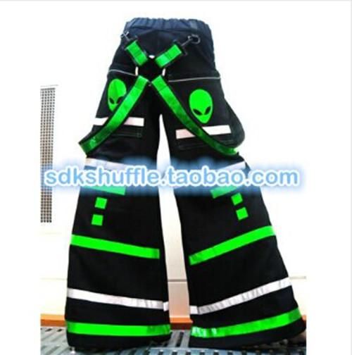 Raver ore Techno Hardstyle Tanz Hose Melbourne Shuffle DJ PHAT Pants new A2