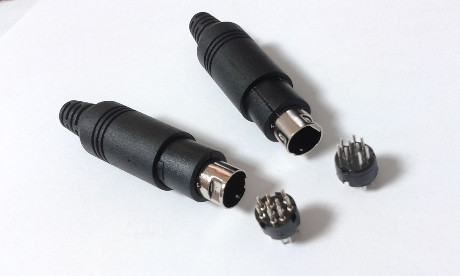 Mini DIN 9 Pin Male Connector Adapter Soldering Rent Electronics Cool