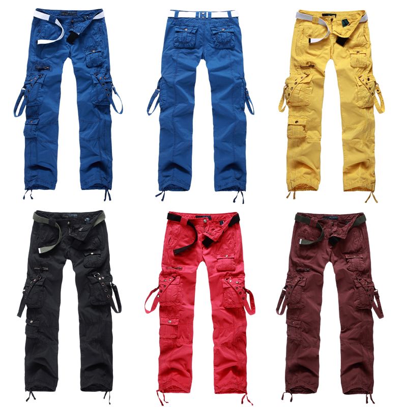 yellow cargo pants womens