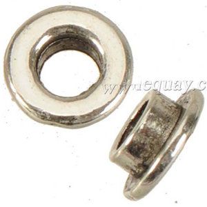 Round Flower Loose Spacer Beads Jewelry Making Fit Necklace Silver//Gold 7.5x3mm