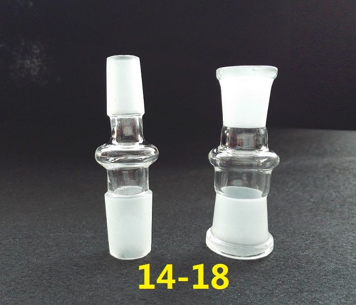 2021 Standard Adapter Hookah Bowl Adapter 18 18mm 14 18mm 14 14mm Male