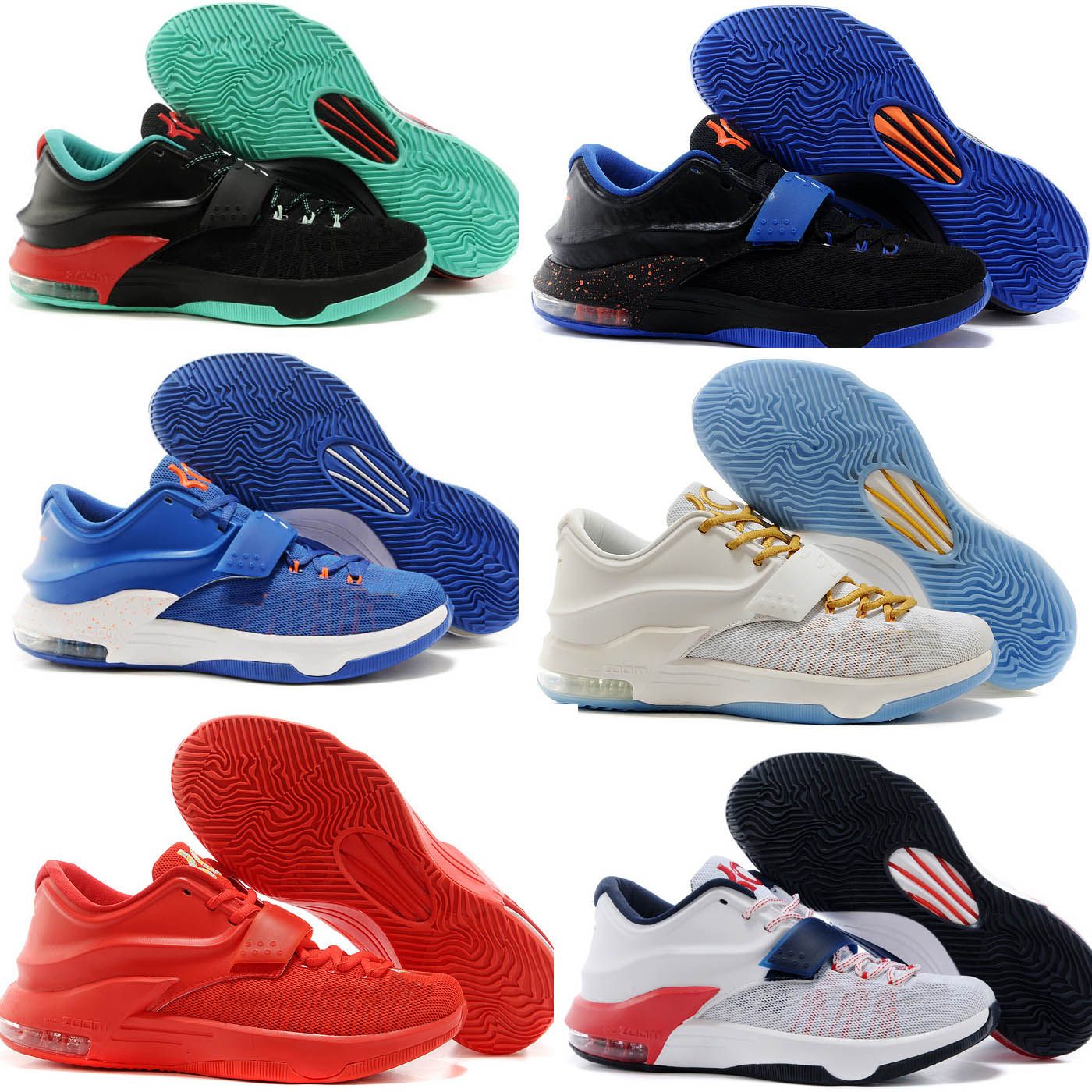 Kevin Durant Kd 7 Mens Basketball Shoes Kd 6 Swoosh Tick