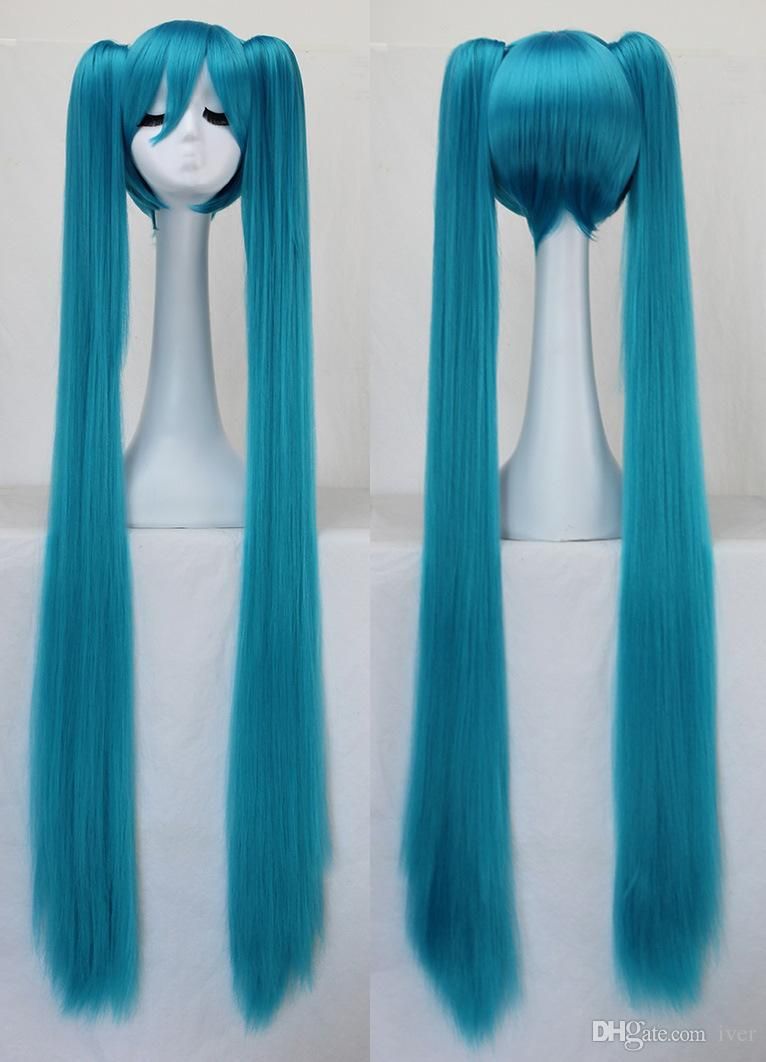 Hatsune Miku Cosplay Anime Wig With Long Straight Hair Wig Can Be Hot Dye Color Temperature Wire Cosplay Wig From Chainstore, $26.14 - DHgate.Com
