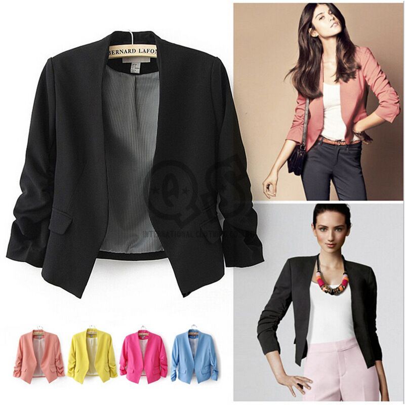 short blazer for ladies