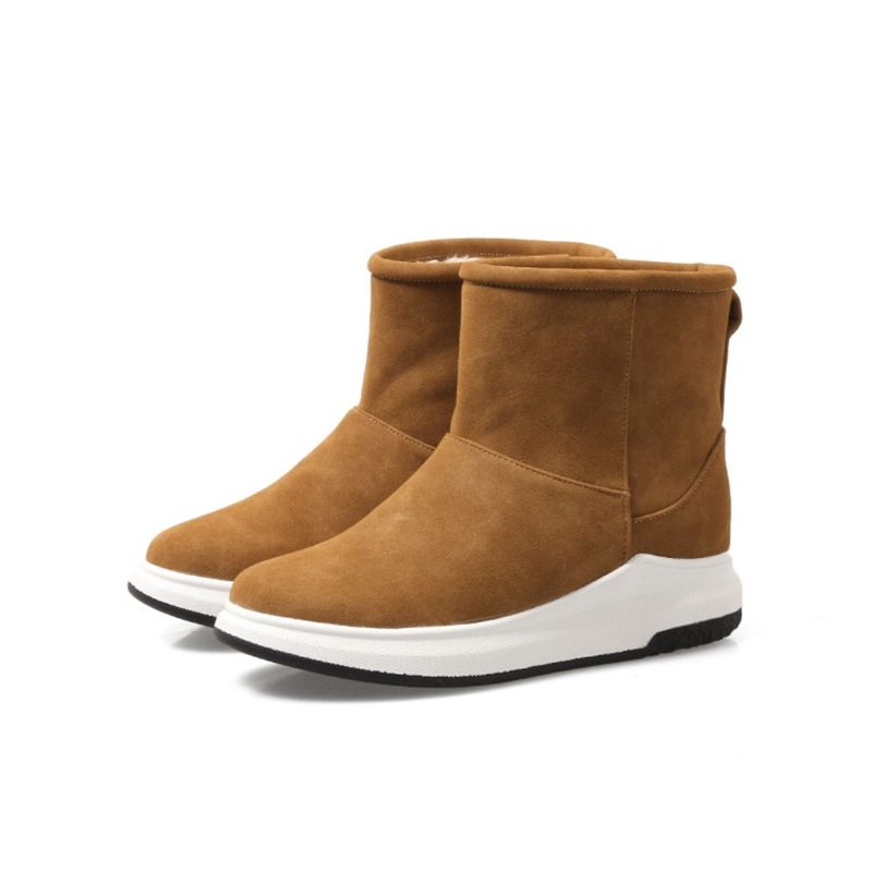 faux suede chelsea boots womens