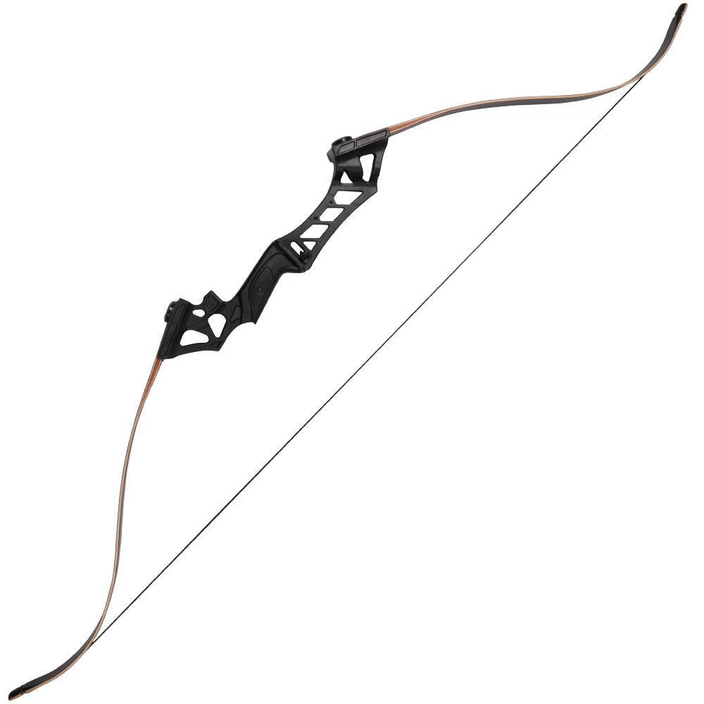 30-50 Lbs 56/" Black Archery Hunting Recurve Bow Shooting Target Right Hand Bow