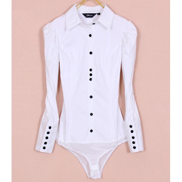 camicia bianca body