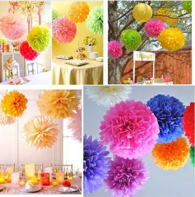 25cm colored paper flower ball l mix color marriage room celling decoration tissue paper poms wedding ceiling hanging diy flower ball cheap fall paper flower balls to hang from ceiling