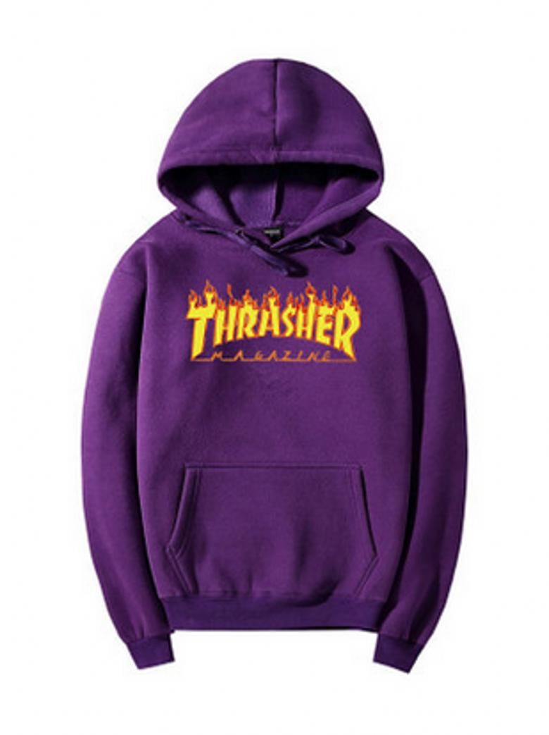 Sweat thrasher violet Clearance
