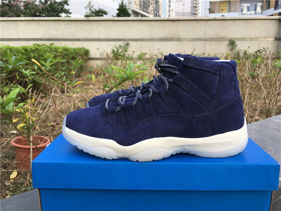 blue suede 11s