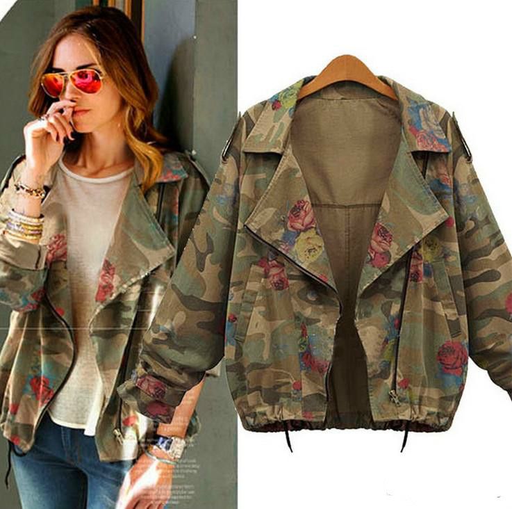 womens army green denim jacket
