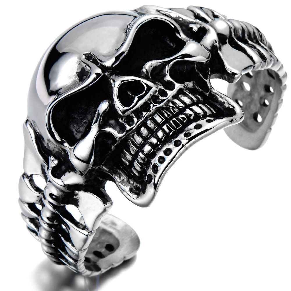 skull cuff bracelet