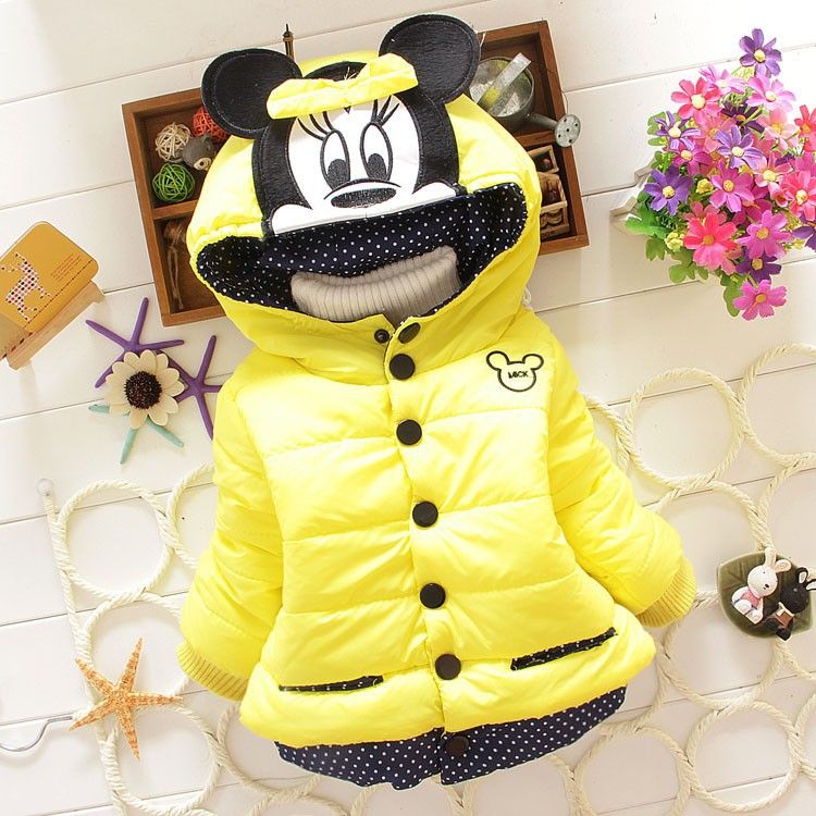 Compre 2016 Real Niñas Invierno Abrigo Niñas Abrigos De Algodón Con Capucha  Invierno Minnie Mouse Abrigo De Lujo Parkas Niños Ropa Abajo A 44,97 € Del  Mic518 | Es.Dhgate.Com