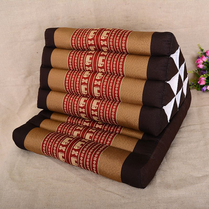 Thailand Imported Yoga Cushions Made Mattress Pillow Cushion Backrest Lumbar Tatami Mat Floor Bay Window Mat Triangle Sunbrella Cushions Papasan Chair