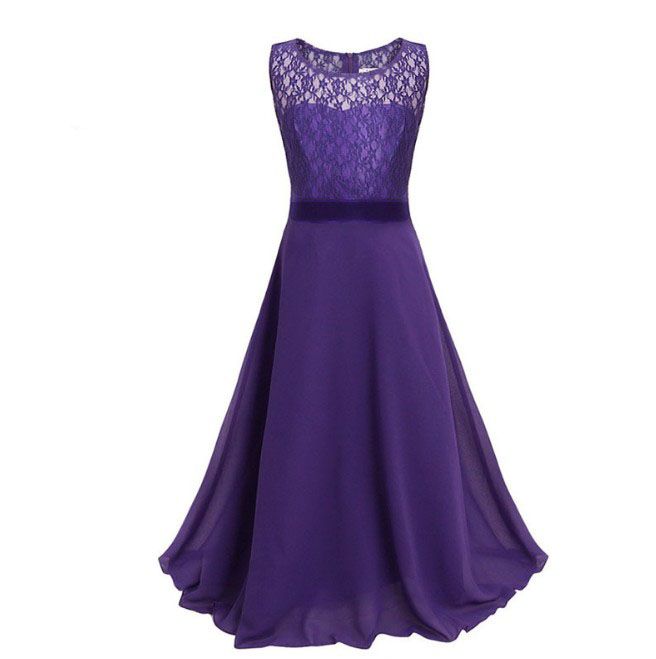 2020 Wholesale Big Girls Ball Gown Children Prom Floor Length