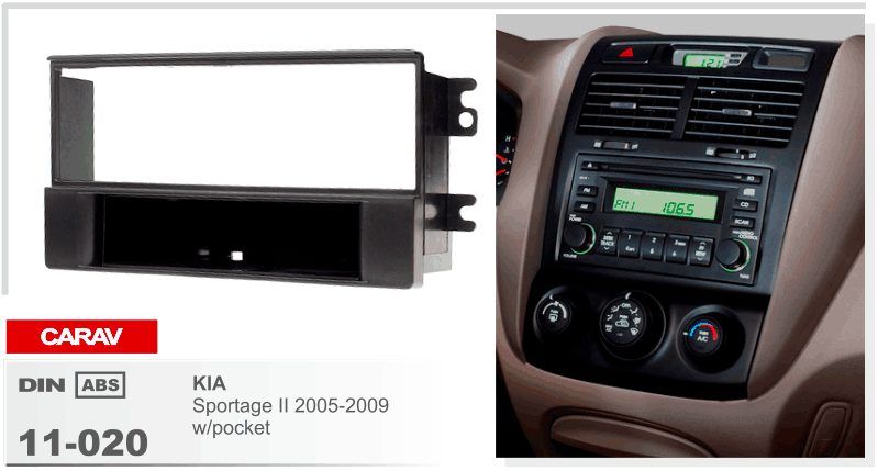 Carav 11 020 Top Quality Radio Fascia For Kia Sportage Ii 2005 2009 W Pocket Stereo Fascia Dash Cd Trim Installation Kit Discount Car Accessories Interior Electronics For Cars Interior From Caravonline 17 08 Dhgate Com