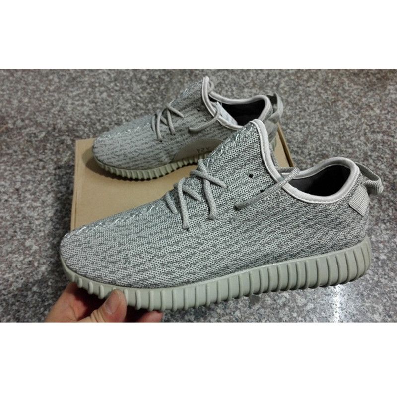 adidas Yeezy 350 Boost Moonrock With and Without Crep