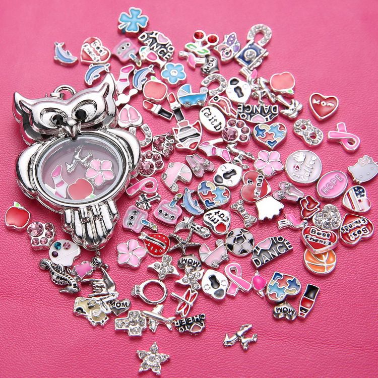 2019 Hot Newest Jewelry Pendant Origami Owl Charms Floating Lockets Living Glass Locket Pendant For Necklace And Bracelet Perfect For Birthday From