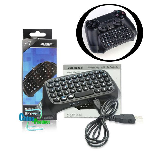 Acheter Mini Clavier Bluetooth Sans Fil Ps4 Pour Manette De Jeu Ps4 Gamepad Joystick Message Chatpad Sony Playstation Micro Cable Usb Retail 0106 De 6 81 Du China Product Fr Dhgate Com