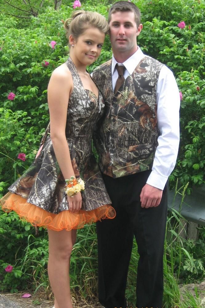 Mossy Oak Camouflage Prom Dresses