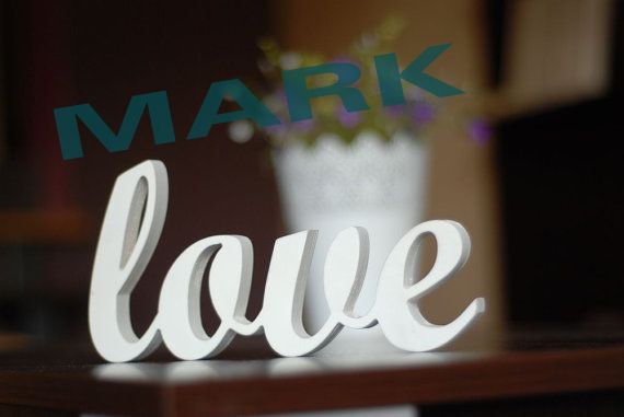 Free Standing 'LOVE' sign 