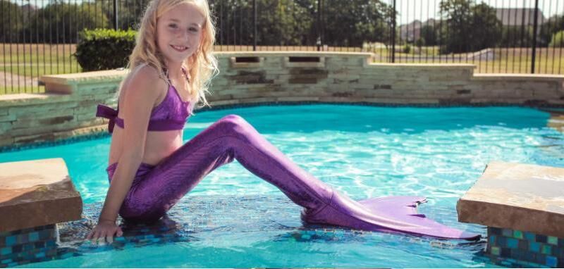 girls mermaid tail swimsuit