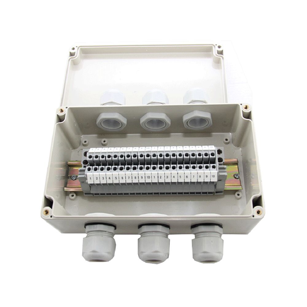 Waterproof Electrical Junction Box w/ 5 wire terminal block junction block NEW 