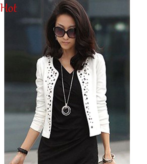 white cotton jacket womens